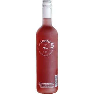 Vino Tempranillo Rosado Frizzante Cantos 5
