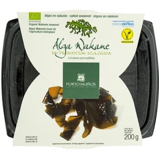 Alga Wakame en Salazón de Producción Ecológica  Porto Muiños 200 G