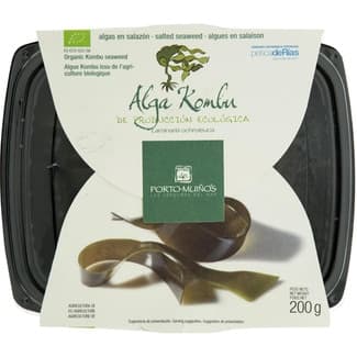 Alga Kombú en Salazón de Producción Ecológica  Porto Muiños 200 G