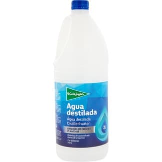 Agua Destilada Normal  el Corte Ingles 2 L