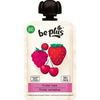 Frutos Rojos Ecológicos sin Gluten 100% Fruta desde 4 Meses BE Plus