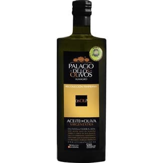 Aceite de Oliva Virgen Extra Variedad Picual DOP Aceite Campo de Calatrava  Palacio de los Olivos 500 ML