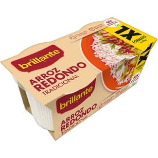 Arroz Redondo Tradicional Cocido Formato Xl Pack 2  Brillante 200 G