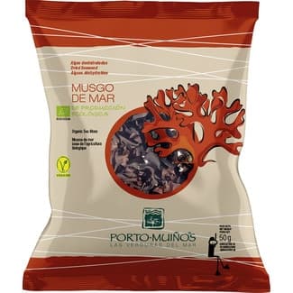 Algas Deshidratadas Ecológicas Musgo de Mar  Porto Muiños 50 G
