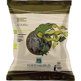 Algas Deshidratadas Ecológicas Kombu  Porto Muiños 50 G