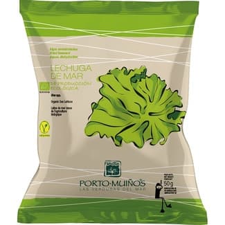 Algas Deshidratadas Ecológicas Lechuga de Mar  Porto Muiños 50 G