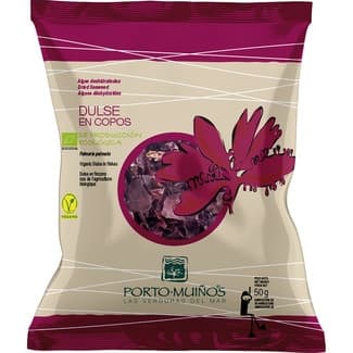 Algas Deshidratadas Ecológicas Dulse en Copos  Porto Muiños 50 G
