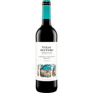 Vino Tinto Cabernet Sauvignon Merlot DO Somontano Viñas del Vero