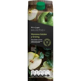 Zumo de Manzana Golden y Granny 100% Exprimido el Corte Ingles Selection
