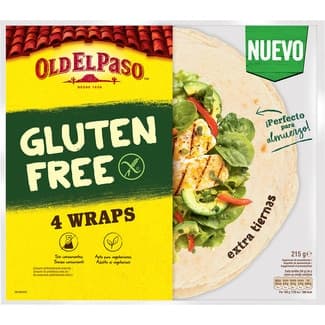 Wraps sin Gluten 4 Unidades OLD el Paso