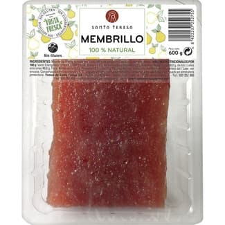 Membrillo 100% Natural sin Aditivos sin Gluten Santa Teresa