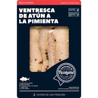 Ventresca de Atún a la Pimienta Ficolume