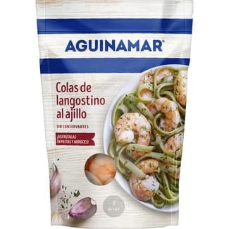 Colas de Langostino al Ajillo Aguinamar