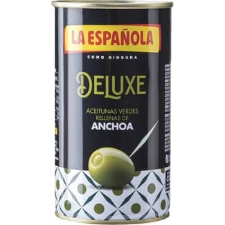 Aceitunas Rellenas de Anchoa Deluxe  la Española 150 G