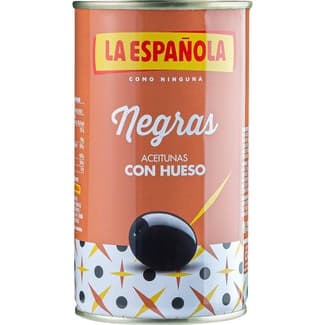 Aceitunas Negras con Hueso  la Española 185 G