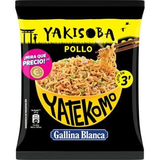 Yakisoba Fideos Orientales Sabor Pollo Yatekomo