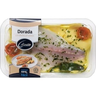 Dorada a la Bilbaína con Patatas Giraldo