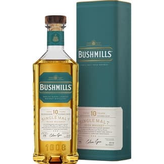 Whiskey de Malta Irlandés 10 Años Bushmills