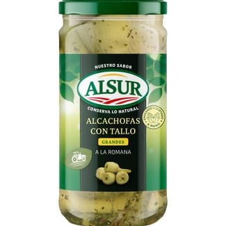 Alcachofas con Tallos Grandes a la Romana 5-7 Piezas Alsur
