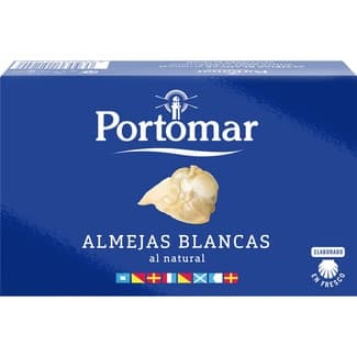 Almejas Blancas al Natural Portomar