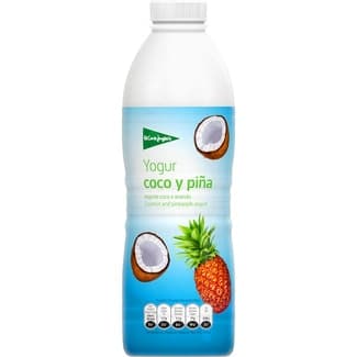 Yogur Líquido con Coco y Piña sin Gluten el Corte Ingles