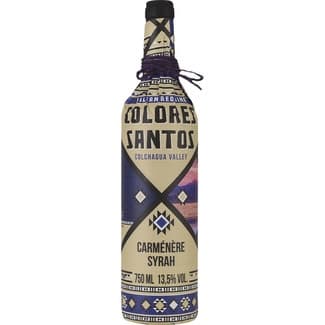 Vino Tinto Carmenere Syrah de Chile Colores Santos