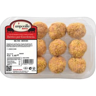 Albóndigas de Cerdo Ibérico sin Gluten  Campovilla 400 G