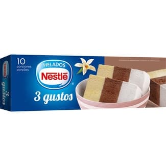 Bloque de Helado Tres Gustos Nestle