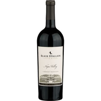 Vino Tinto Cabernet Sauvignon Napa Valley de California Black Stallion