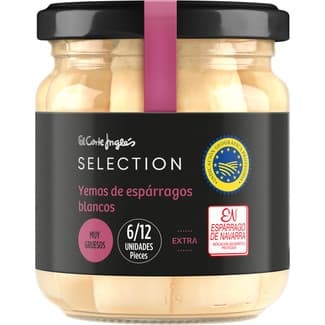 Yemas de Espárragos Blancos Muy Gruesos IGP de Navarra 6-12 Piezas el Corte Ingles Selection