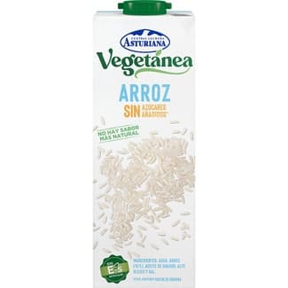 Bebida de Arroz sin Azúcares Añadidos  Asturiana Vegetanea 1 L