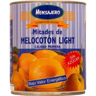 Melocotón en Almíbar en Mitades Light sin Azúcar Mensajero