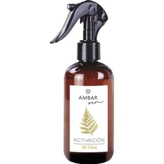 Zen Ambientador Pulverizador Activación Té Chai Ambar