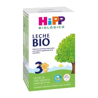 Leche de Crecimiento 3 con Omega 3 Ecológica a Partir de los 12 Meses Hipp Biologico