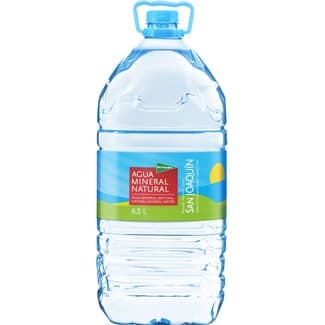 Agua Mineral Natural del Manantial de San Joaquín  el Corte Ingles 6.5 L