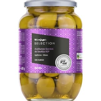 Aceitunas Gordal de Sevilla IGP  el Corte Ingles Selection 400 G