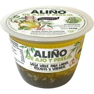 Aliño de Ajo y Perejil con Aceite de Oliva Virgen Surinver