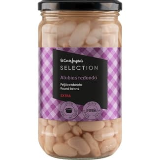 Alubia Blanca Redonda Extra Cocida al Natural  el Corte Ingles Selection 400 G
