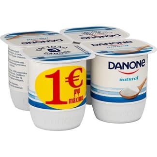 Yogur Natural Pack 4 Danone