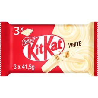 White Barritas de Galleta Recubiertas de Chocolate Blanco Nestle KIT KAT