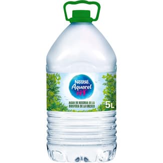 Agua Mineral Natural de Mineralización Débil  Aquarel 5 L