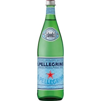 Agua Mineral Natural con Gas (envase de Vidrio) SAN Pellegrino 75 CL
