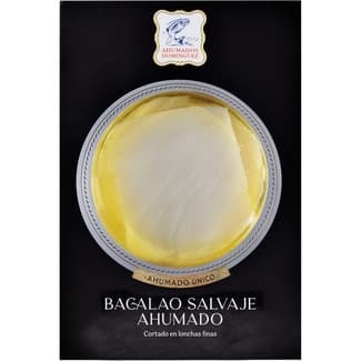Bacalao Salvaje Ahumado en Lonchas Finas Ahumados Dominguez