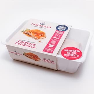 Al Horno y Punto Cuarto de Cochinillo de Asado Fácil Peso Aproximado Tabladillo