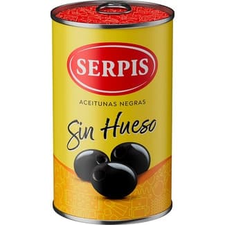 Aceituna Negras Cacereñas sin Hueso  Serpis 130 G