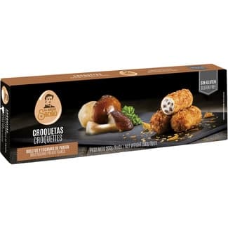 Croquetas de Boletus y Escamas de Patata sin Gluten la Cocina de Senen