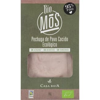 Casa Boix Pechuga de Pavo Cocido Ecológico en Lonchas MOS