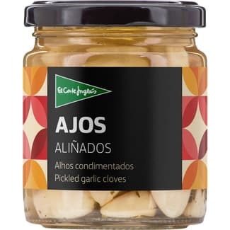 Ajos Aliñados en Vinagre  el Corte Ingles 150 G