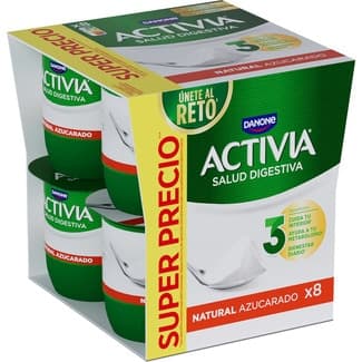 Bífidus Natural Azucarado Pack 8 Pack Ahorro Danone Activia