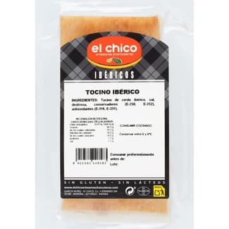 Tocino de Cerdo Ibérico sin Gluten y sin Lácteos Peso Aproximado el Chico